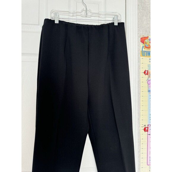 Marina Rinaldi Women’s Black Classic Dress Pull On Pants Size 21 US 12 - Picture 4 of 7